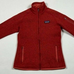 PATAGONIA - Better Sweater Fleece Jacket - DARK Red - SIZE MEDIUM